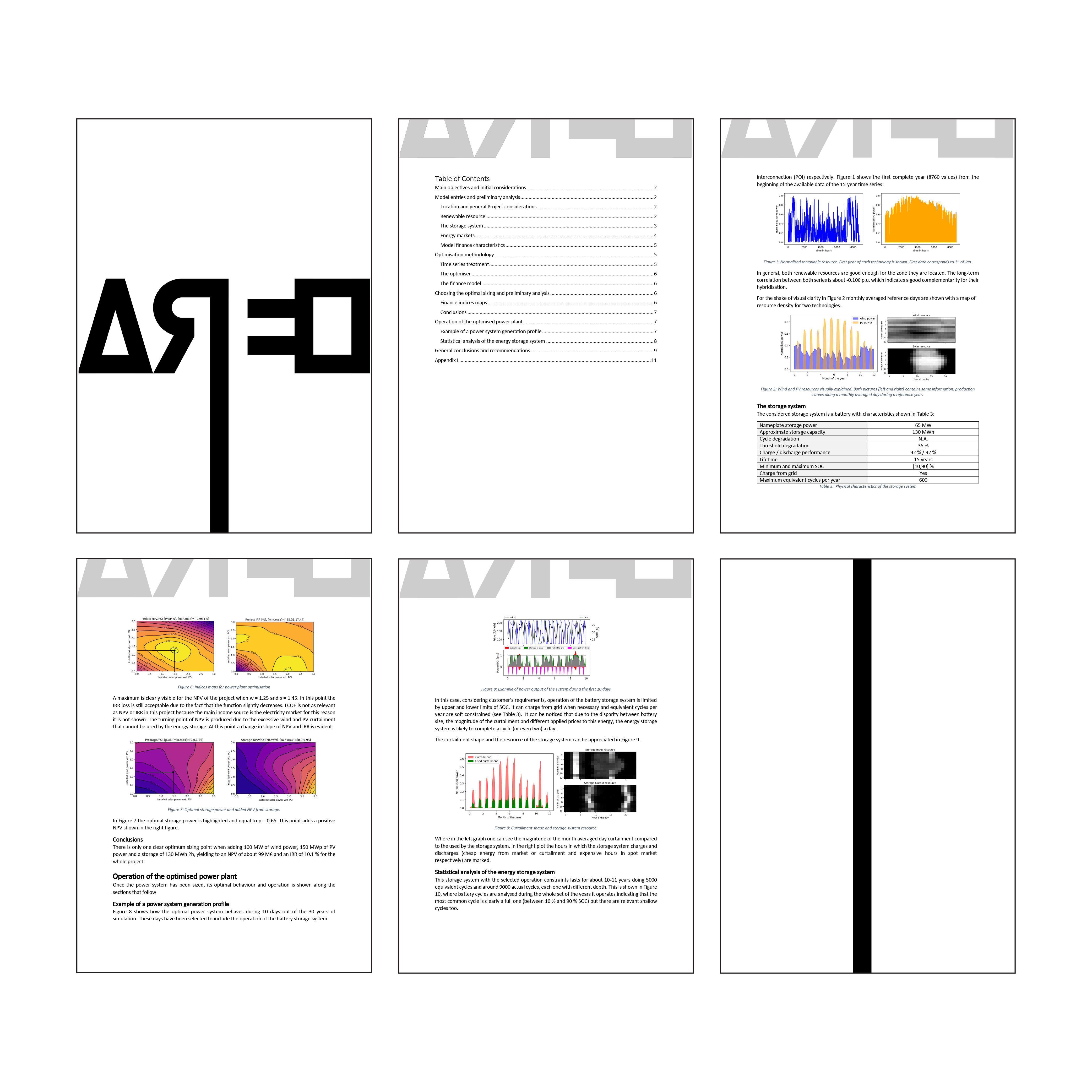 High level technical report example